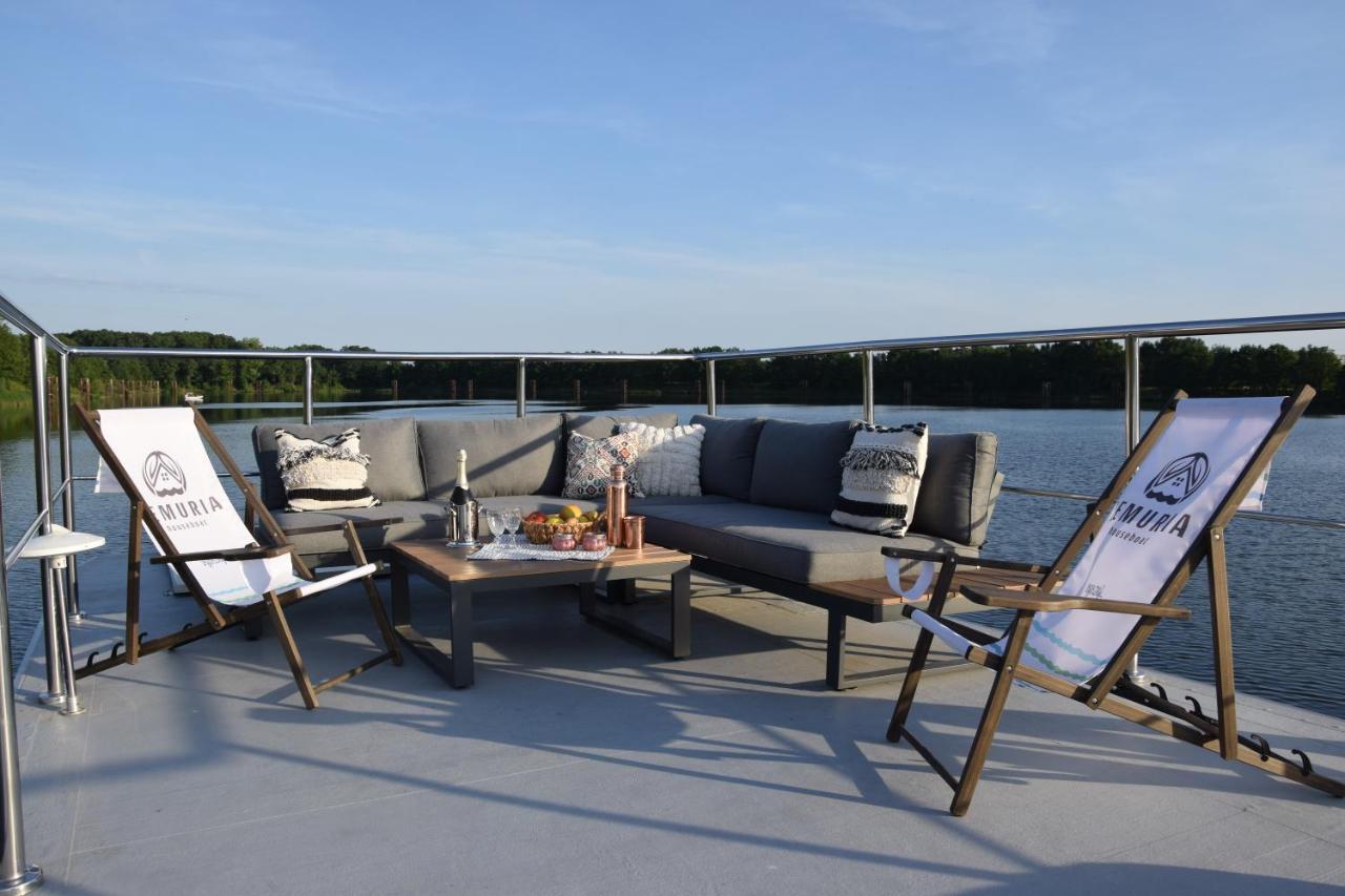 Lemuria Houseboat - Plywajacy Domek Na Wodzie Wrocław Buitenkant foto